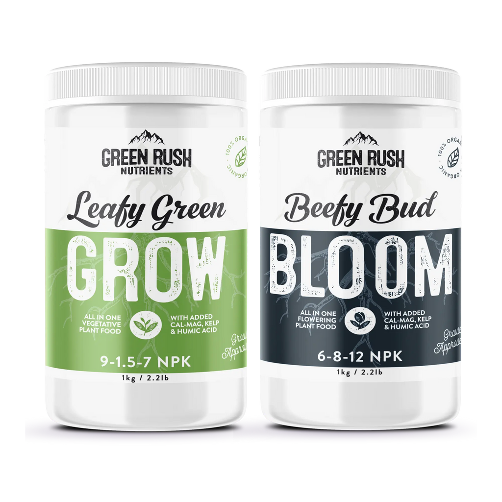 Veg To Harvest Pack: Leafy Green Grow & Beefy Bud Bloom Combo Green Rush Nutrients