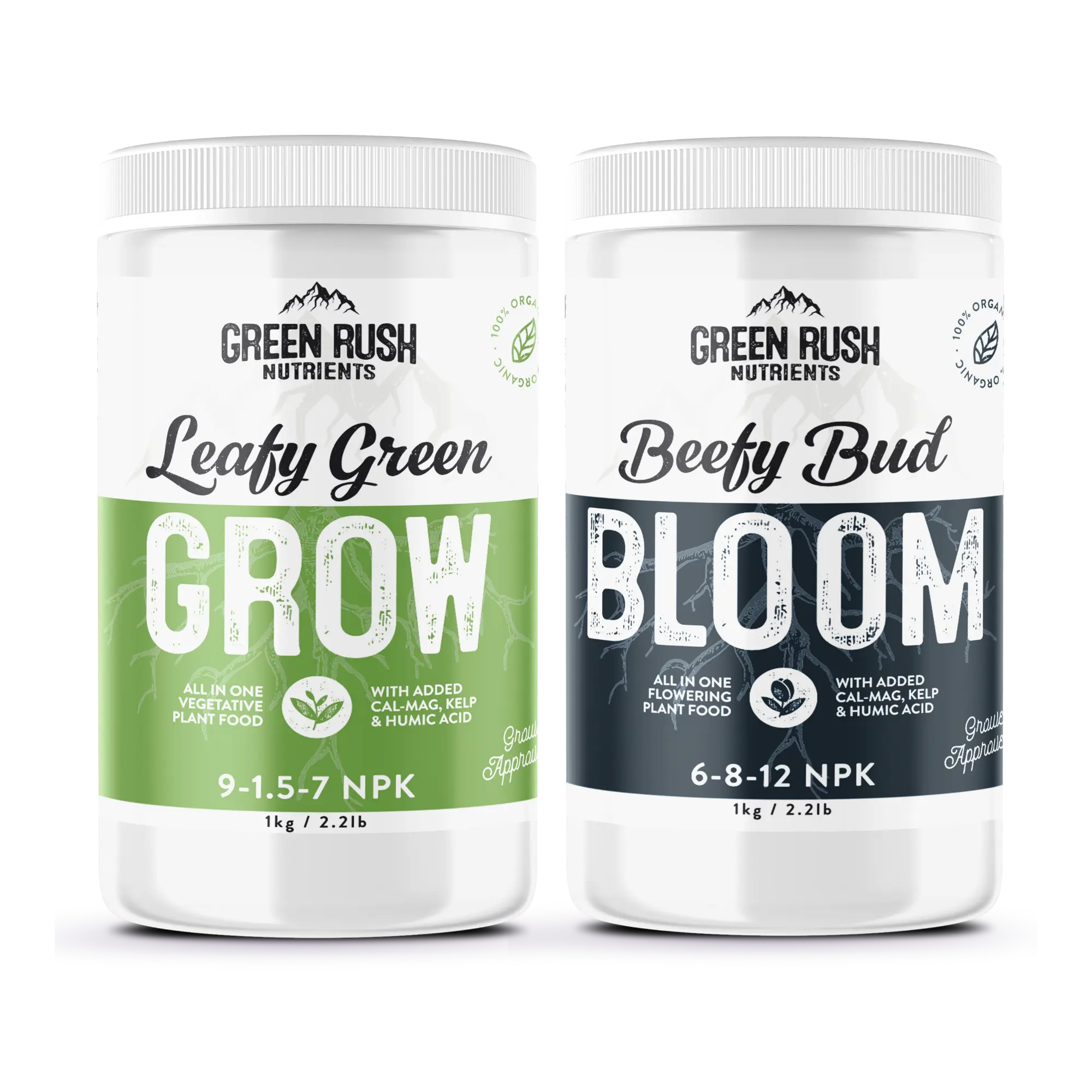 Veg To Harvest Pack: Leafy Green Grow & Beefy Bud Bloom Combo Green Rush Nutrients