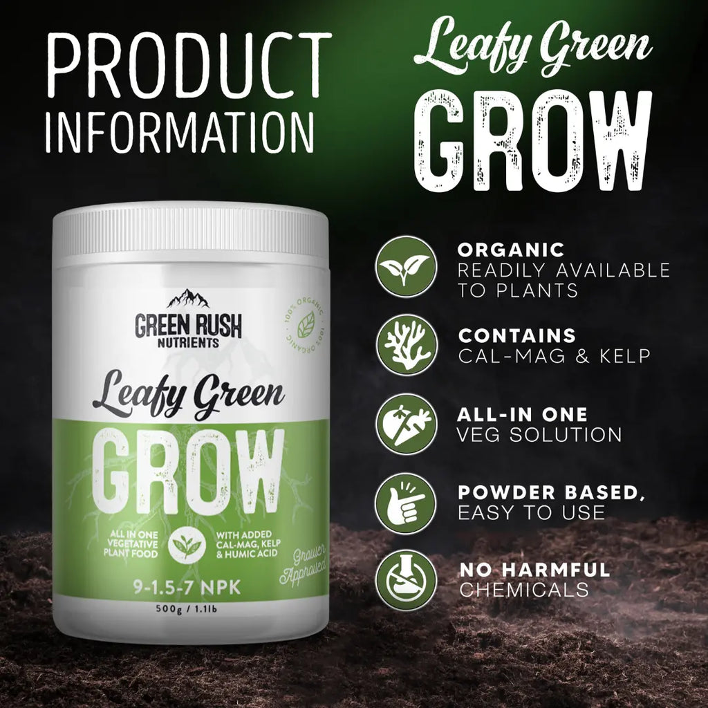 Veg To Harvest Pack: Leafy Green Grow & Beefy Bud Bloom Combo Green Rush Nutrients
