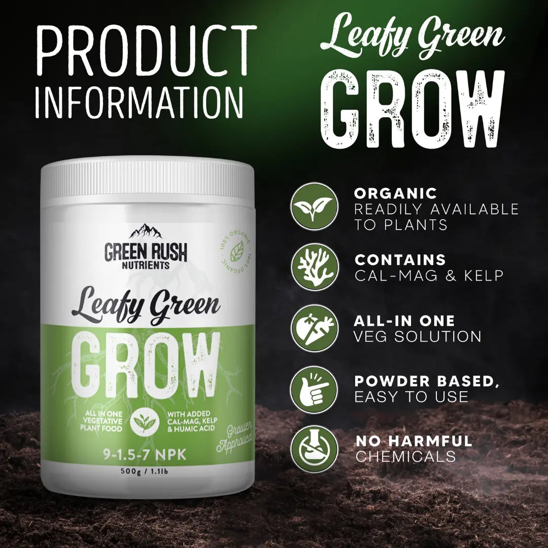 Veg To Harvest Pack: Leafy Green Grow & Beefy Bud Bloom Combo Green Rush Nutrients