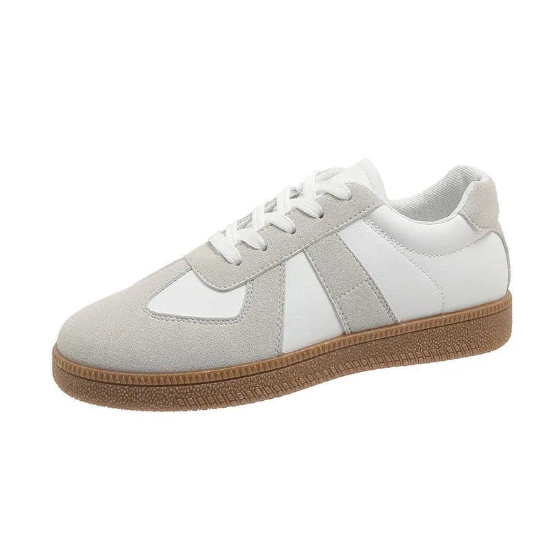 Retro Casual Sports Shoes Womens Flat Sneakers Single-layer Shoes AURABAGS SHOP