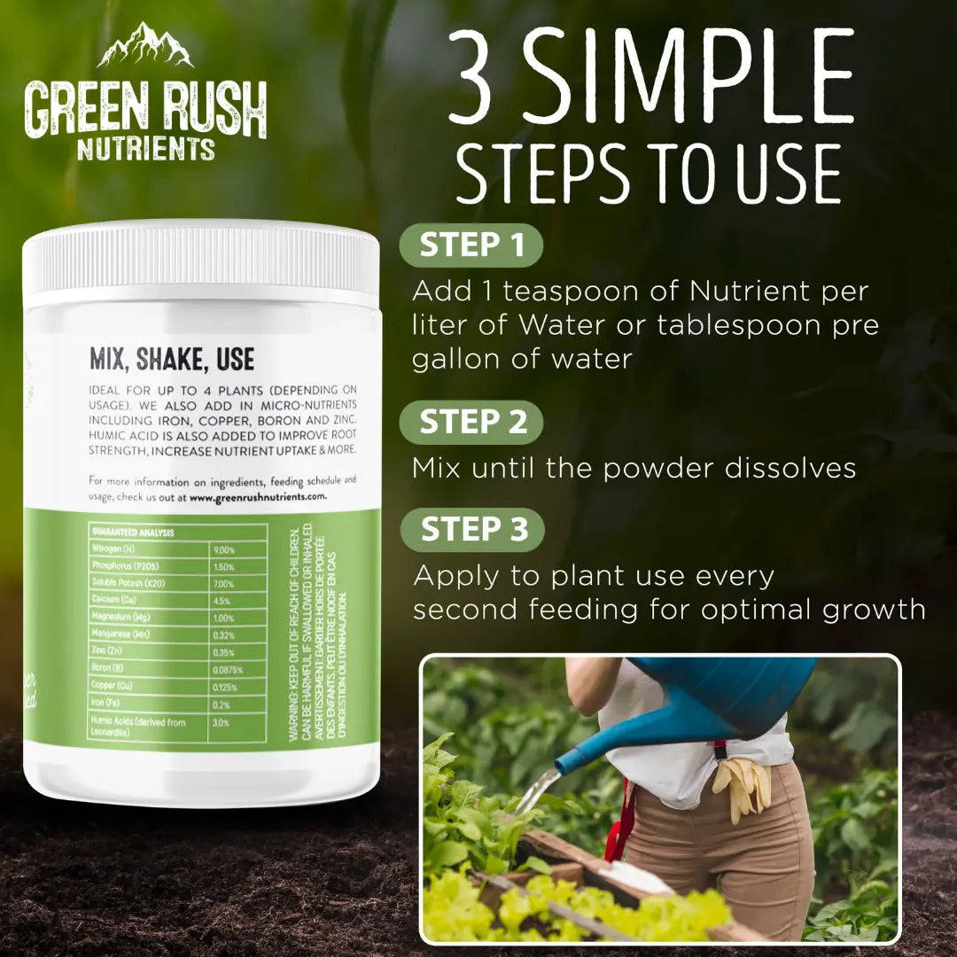 Veg To Harvest Pack: Leafy Green Grow & Beefy Bud Bloom Combo Green Rush Nutrients
