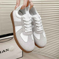 Retro Casual Sports Shoes Womens Flat Sneakers Single-layer Shoes AURABAGS SHOP