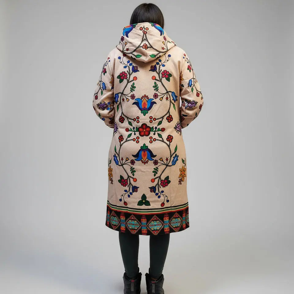 OLDTRIBES™ Ivory Winter Long Coat OldTribes
