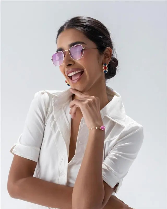 Sahi London Multicolor Hoop Statement Earring Sahi London