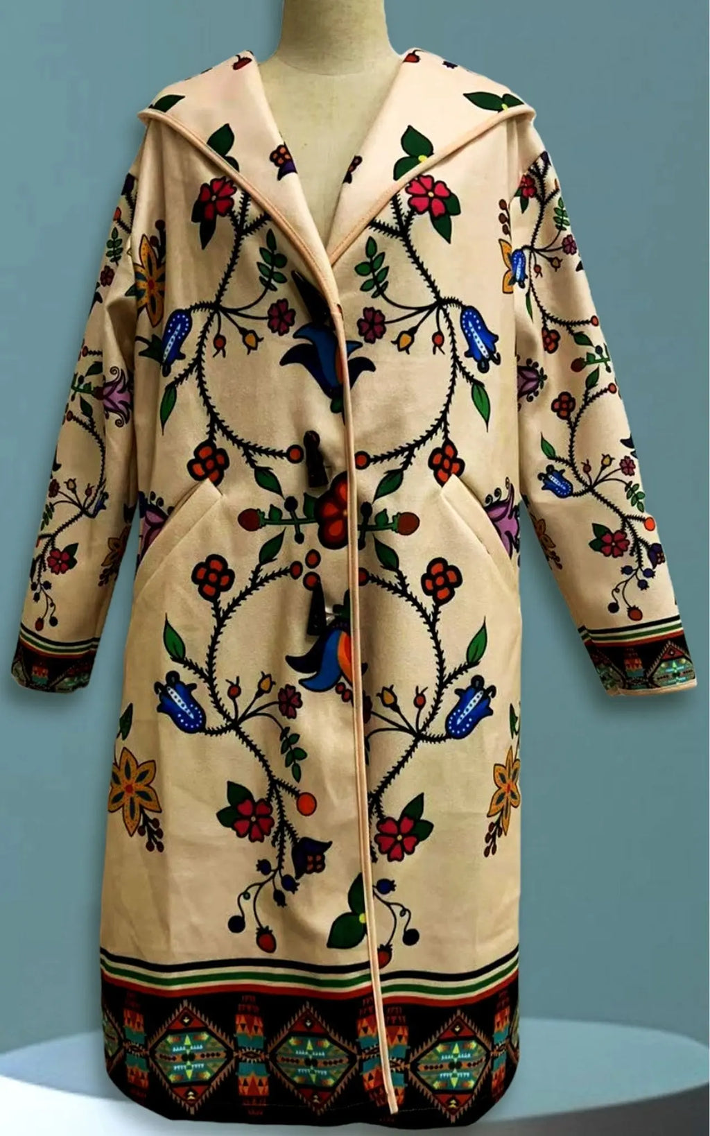 OLDTRIBES™ Ivory Winter Long Coat OldTribes