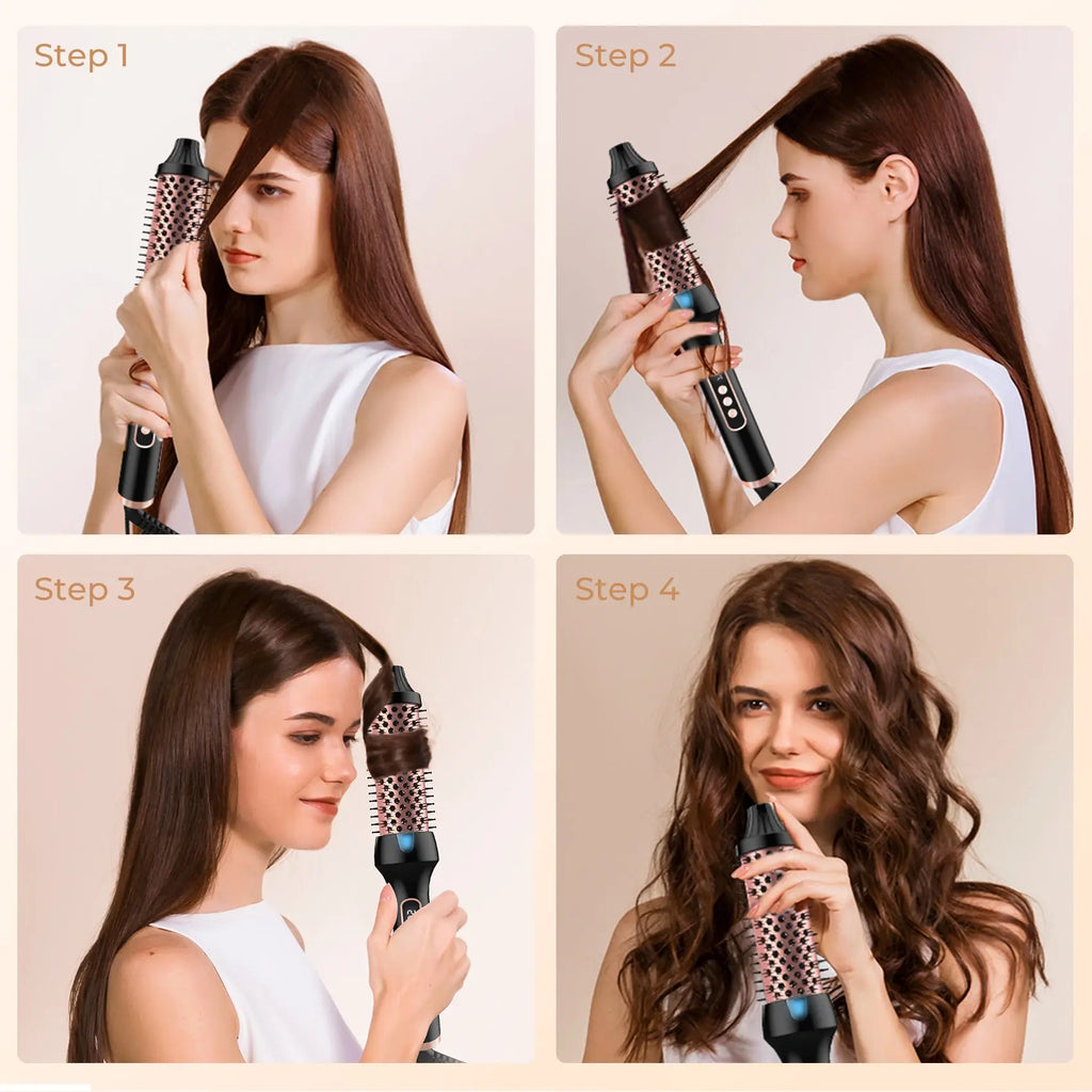 Brosse coiffante métropolitaine, bigoudi ionique 3 en 1, lisseur avec baguette électrique anti-brûlure, fer à friser, outils de coiffure Ma boutique