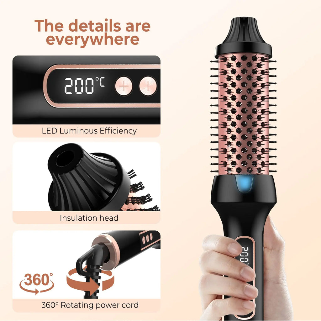 Brosse coiffante métropolitaine, bigoudi ionique 3 en 1, lisseur avec baguette électrique anti-brûlure, fer à friser, outils de coiffure Ma boutique