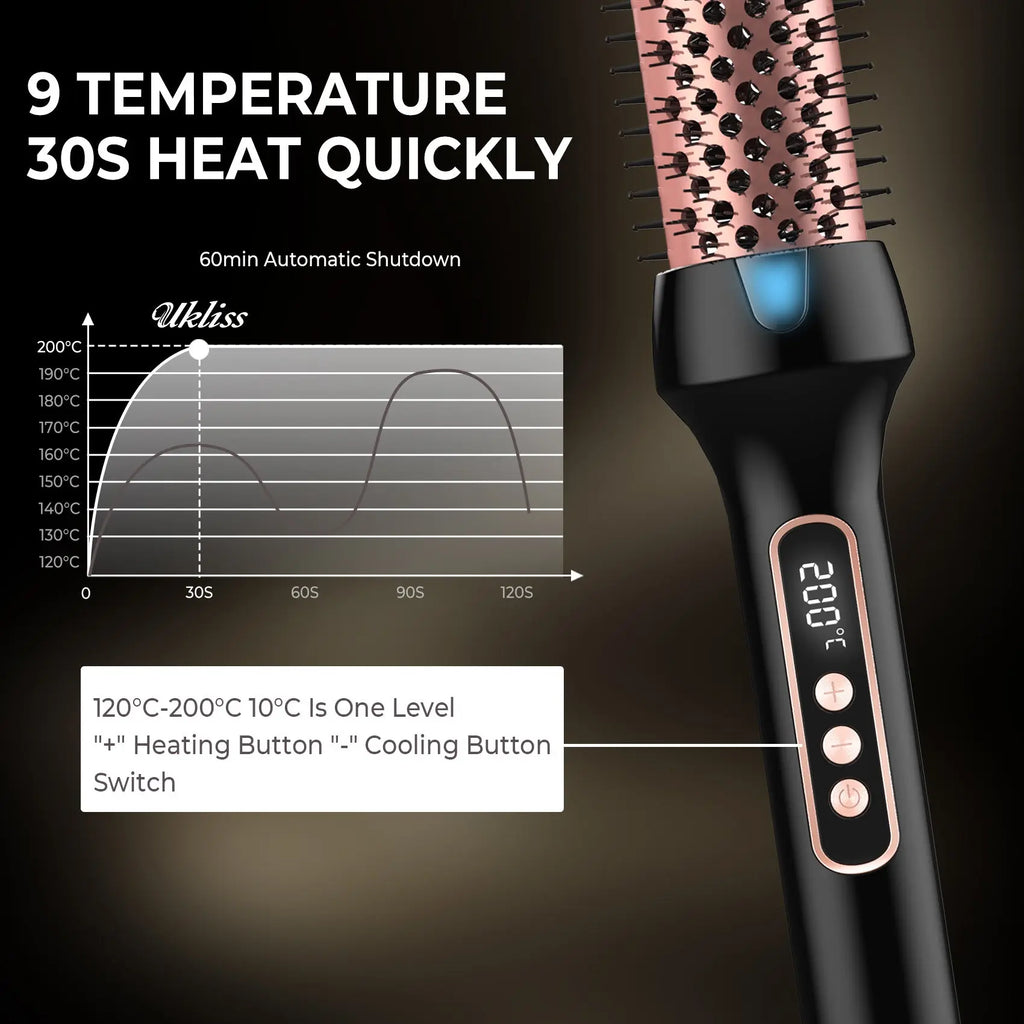 Brosse coiffante métropolitaine, bigoudi ionique 3 en 1, lisseur avec baguette électrique anti-brûlure, fer à friser, outils de coiffure Ma boutique