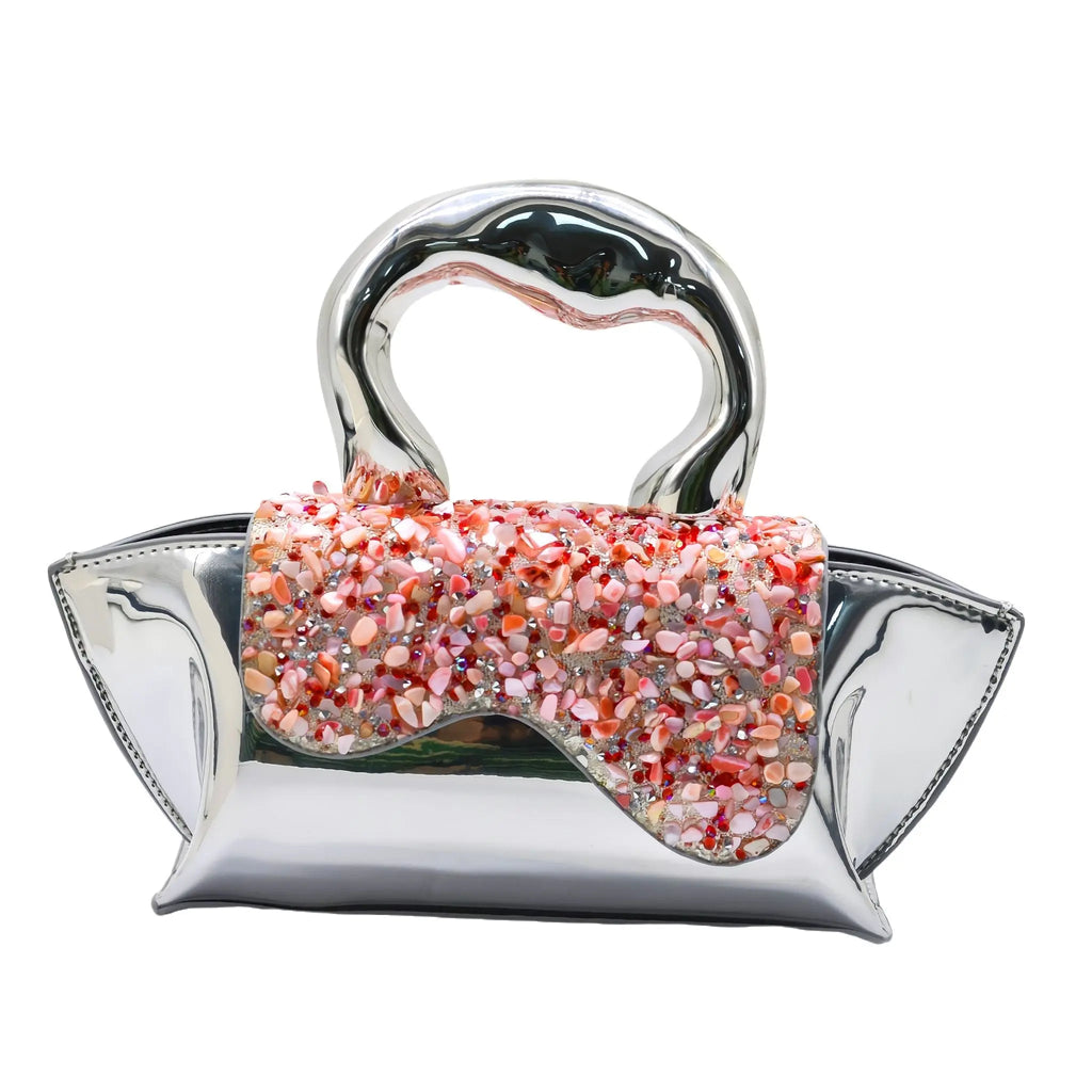 Sahi London Silver-Pink Luxe Mini Sahi London