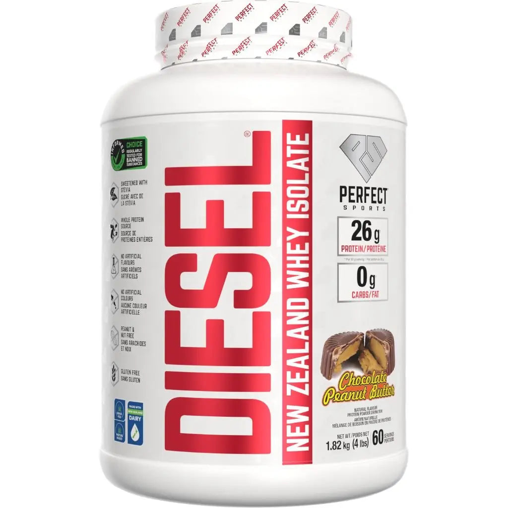 Perfect Sports DIESEL (New Zealand Whey Protein Isolate), 4lb SupplementSource.ca