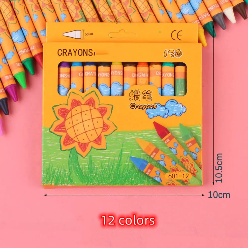Ensemble de stylos de peinture pour enfants, cadeaux d'anniversaire, fête préChristophe, mariage, retour à l'école, prix de la maternelle, 6 boîtes de 8/12/24 documents Ma boutique