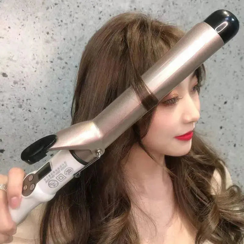 Fer à friser électrique professionnel, bigoudis en céramique, LCD, boucles à rouleaux, baguette ondulée, outils de coiffage à la mode Ma boutique