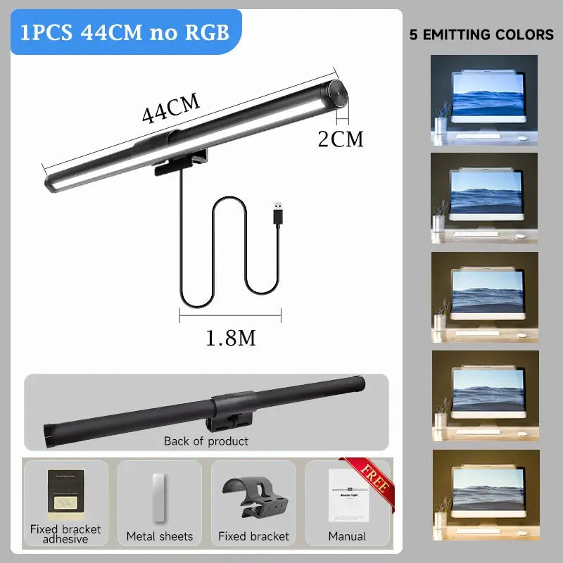 Moniteur Led barre lumineuse lampes d'ordinateur lampe de lecture écran suspendu lampe de bureau moniteur à gradation continue pour chambre salle d'étude Ma boutique