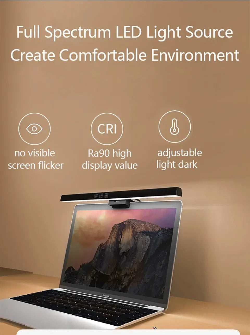 Moniteur Led barre lumineuse lampes d'ordinateur lampe de lecture écran suspendu lampe de bureau moniteur à gradation continue pour chambre salle d'étude Ma boutique