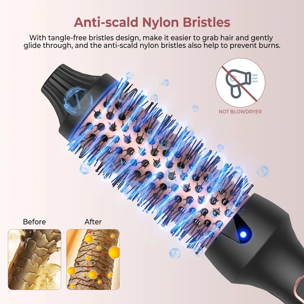 Brosse coiffante métropolitaine, bigoudi ionique 3 en 1, lisseur avec baguette électrique anti-brûlure, fer à friser, outils de coiffure Ma boutique