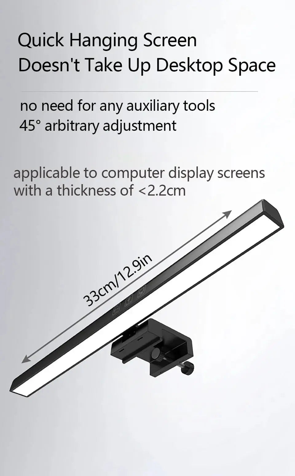 Moniteur Led barre lumineuse lampes d'ordinateur lampe de lecture écran suspendu lampe de bureau moniteur à gradation continue pour chambre salle d'étude Ma boutique