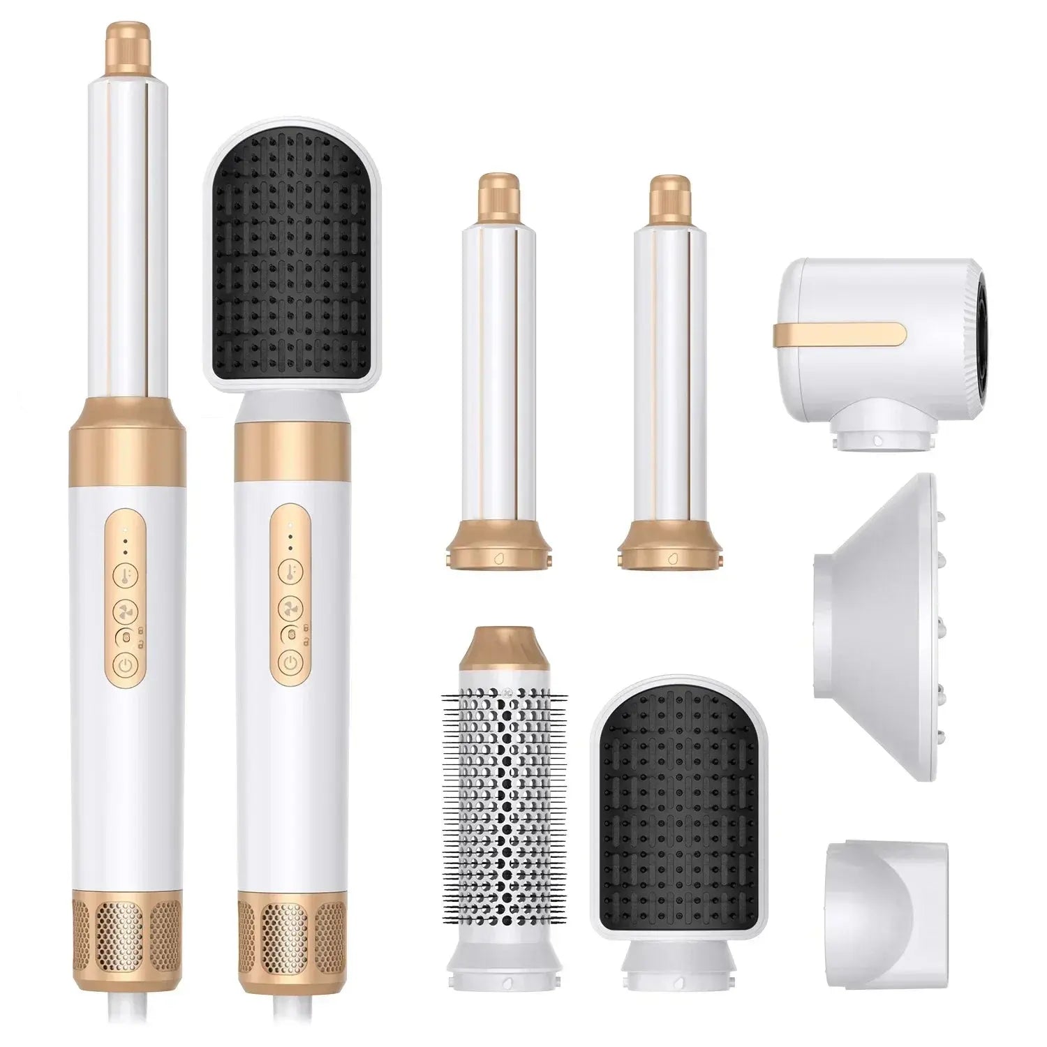 Sèche-cheveux 7 en 1, brosse sans balais, haute vitesse, avec diffuseur, sèche-cheveux ionique, peigne de coiffure à Air chaud, bigoudi automatique Ma boutique