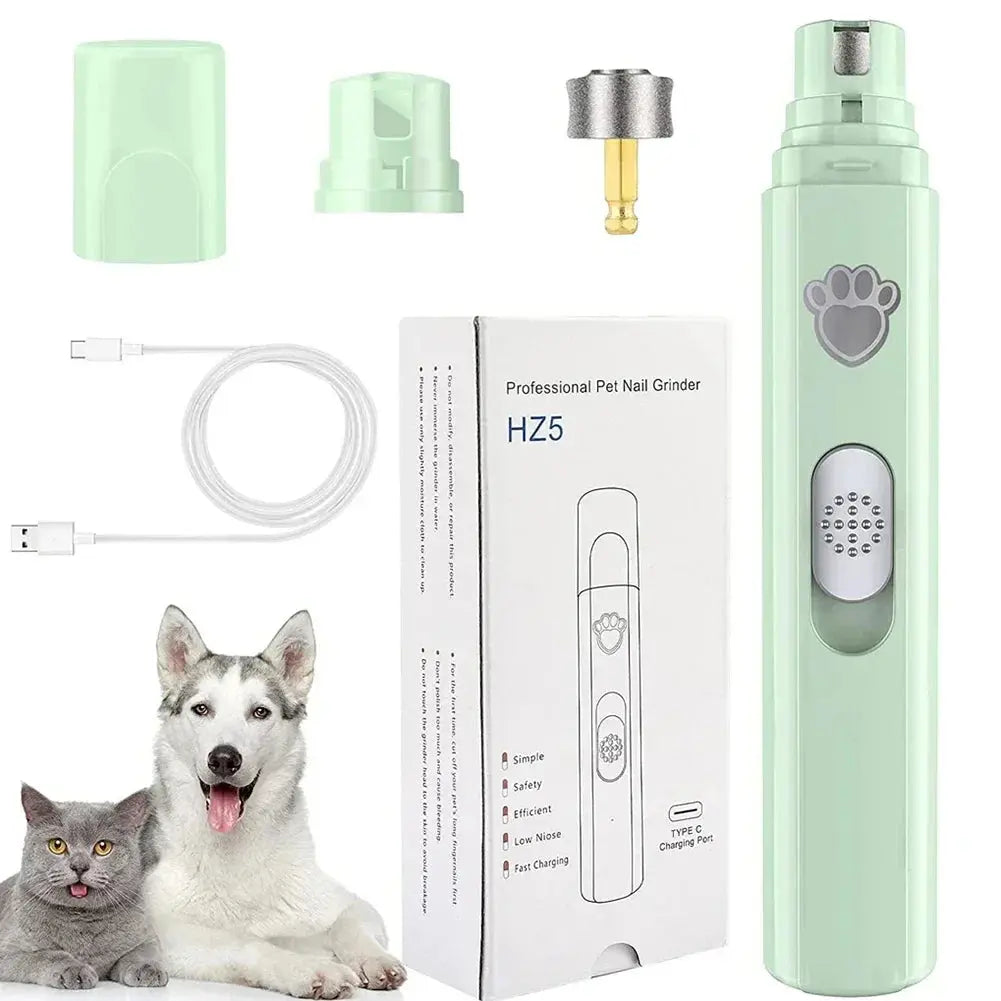 Outil de coupe des ongles pour animaux de compagnie, rechargeable par USB, avec meule intégrée, appareil électrique portable pour le soin des pattes, pour chiens de petite, moyenne et grande taille Ma boutique