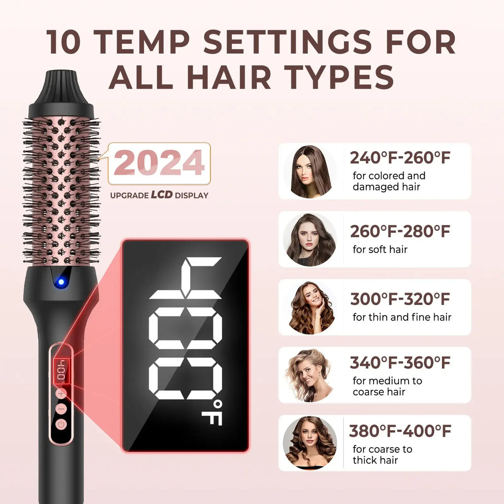 Brosse coiffante métropolitaine, bigoudi ionique 3 en 1, lisseur avec baguette électrique anti-brûlure, fer à friser, outils de coiffure Ma boutique