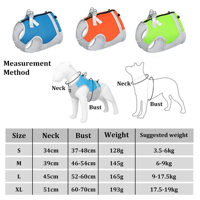 GlaDog de Refroidissement SFP pour Petit et Moyen Chien, Veste Cool pour Animaux de Compagnie, étiez ération Rapide, Coulée Réglable, Glace d'Été Ma boutique