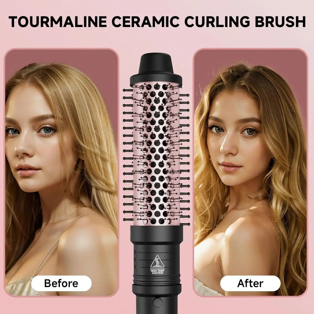 Kit de Fer à Boucler 5-en-1 avec Fer à Friser à 3 Barils, Lisseur et Onduleur Chauffant – Outils de Coiffure pour Femmes Ma boutique