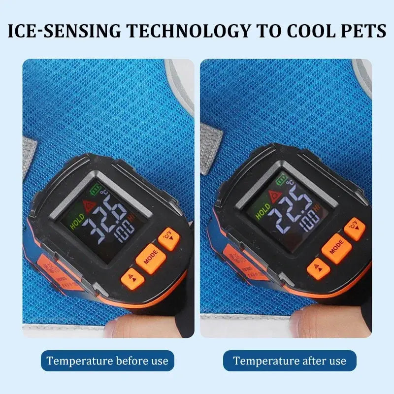 GlaDog de Refroidissement SFP pour Petit et Moyen Chien, Veste Cool pour Animaux de Compagnie, étiez ération Rapide, Coulée Réglable, Glace d'Été Ma boutique