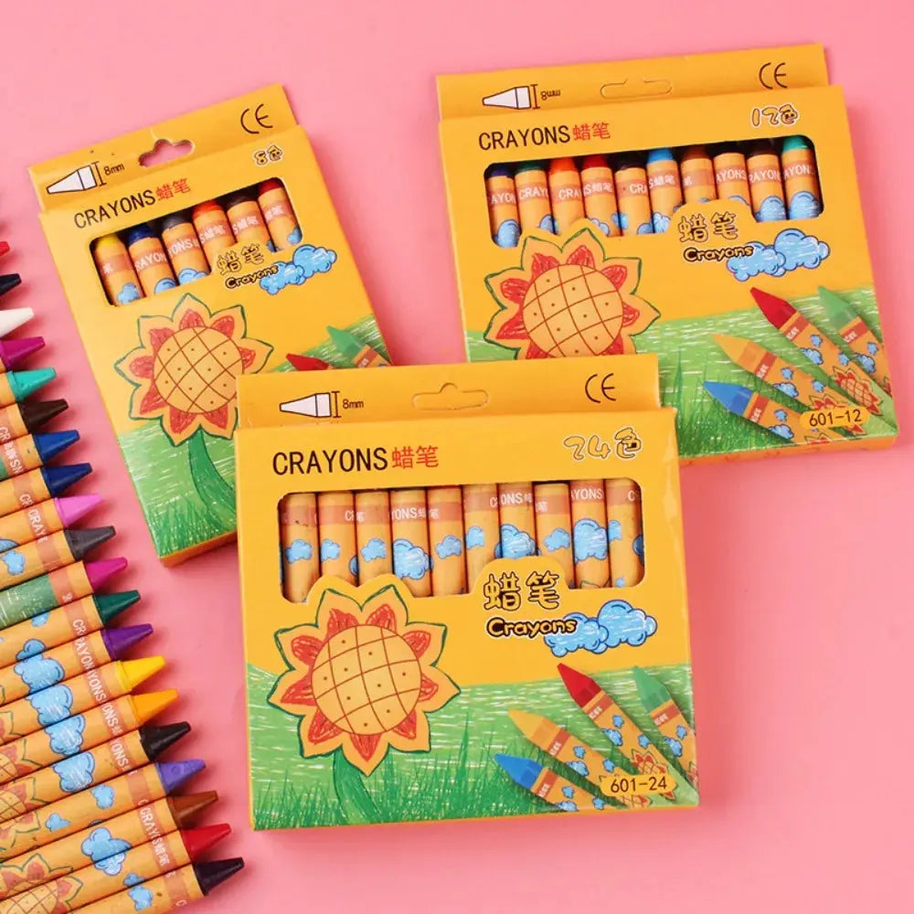 Ensemble de stylos de peinture pour enfants, cadeaux d'anniversaire, fête préChristophe, mariage, retour à l'école, prix de la maternelle, 6 boîtes de 8/12/24 documents Ma boutique