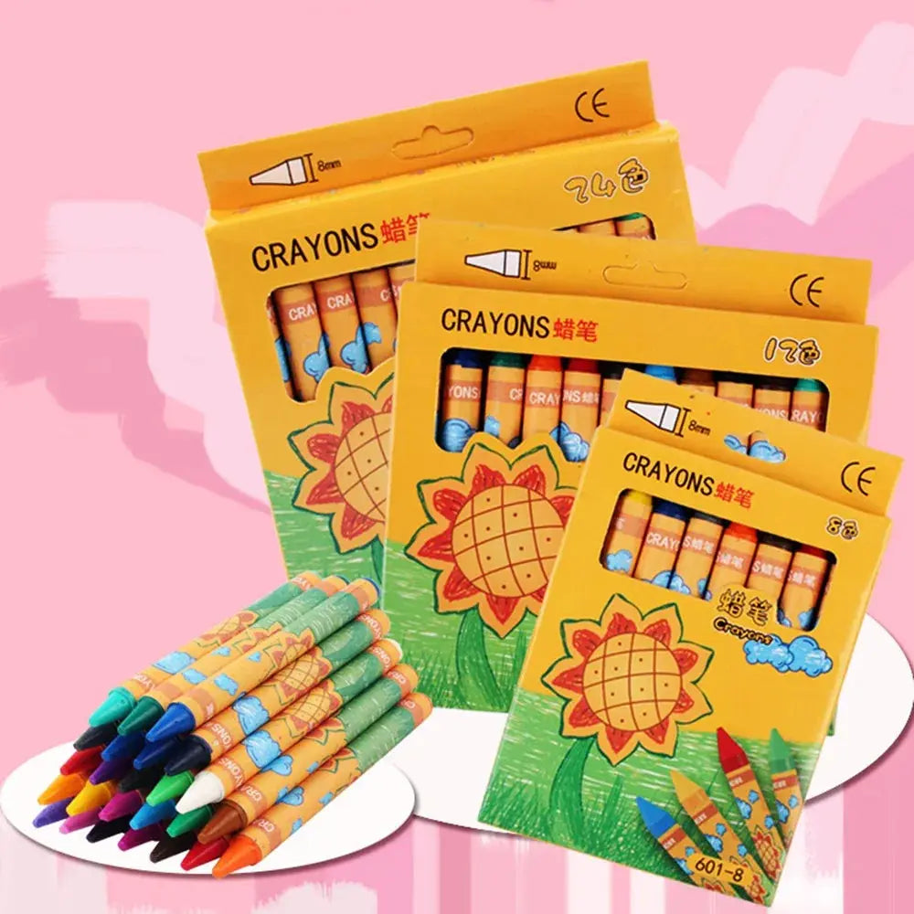 Ensemble de stylos de peinture pour enfants, cadeaux d'anniversaire, fête préChristophe, mariage, retour à l'école, prix de la maternelle, 6 boîtes de 8/12/24 documents Ma boutique