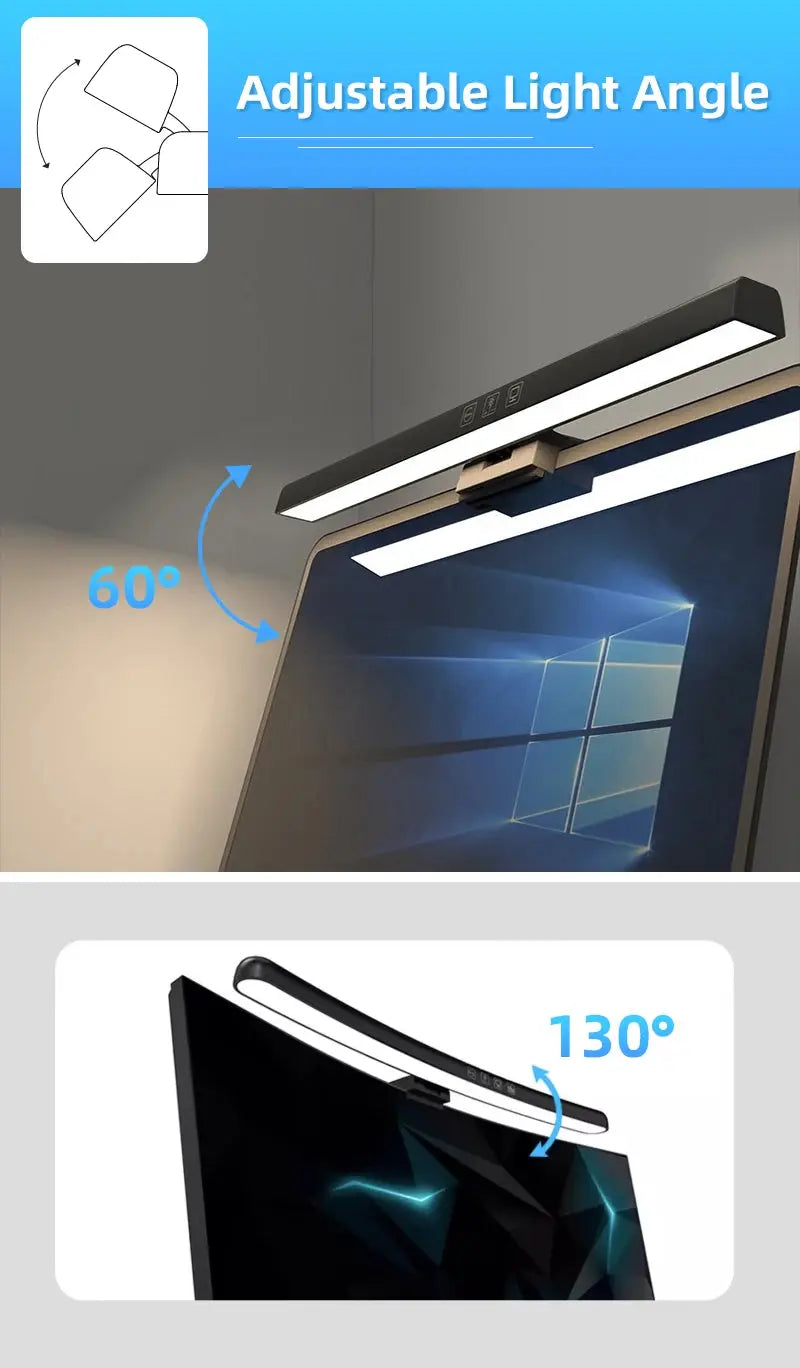 Moniteur Led barre lumineuse lampes d'ordinateur lampe de lecture écran suspendu lampe de bureau moniteur à gradation continue pour chambre salle d'étude Ma boutique