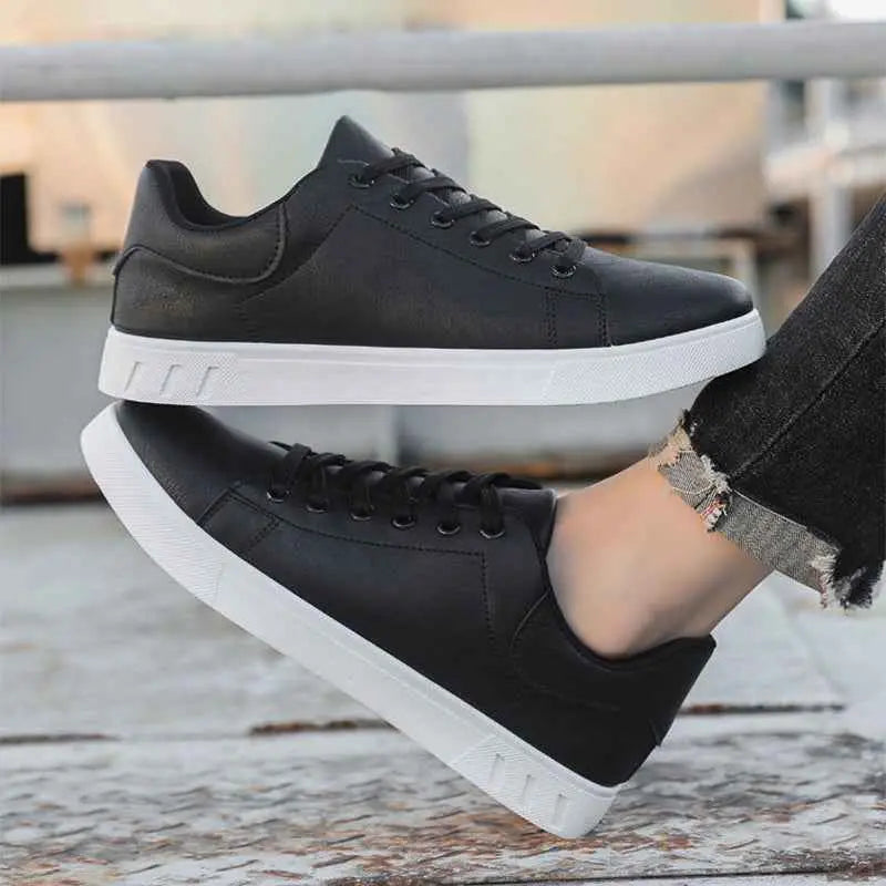 Lace-up Flat Shoes Men's Fashion Casual Shoes AURABAGS SHOP
